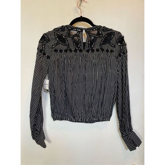 NWT FREE PEOPLE DREAM AWAY EMBROIDERED TOP, szXS - Picture 11 of 13